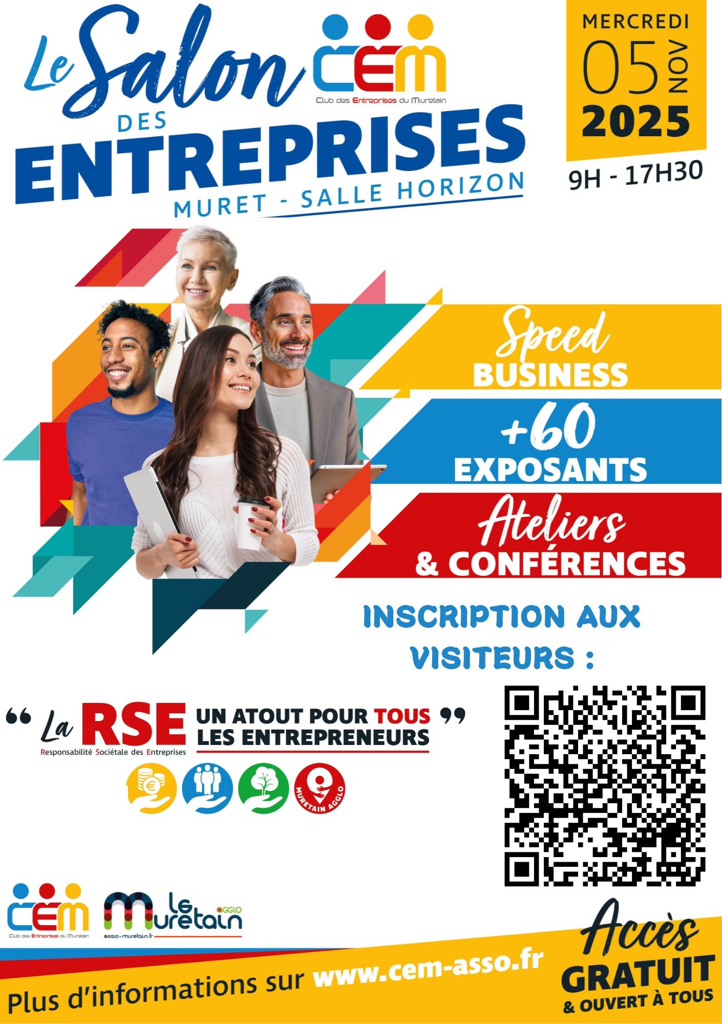 FLYER A5 – Visiteurs salon 2025