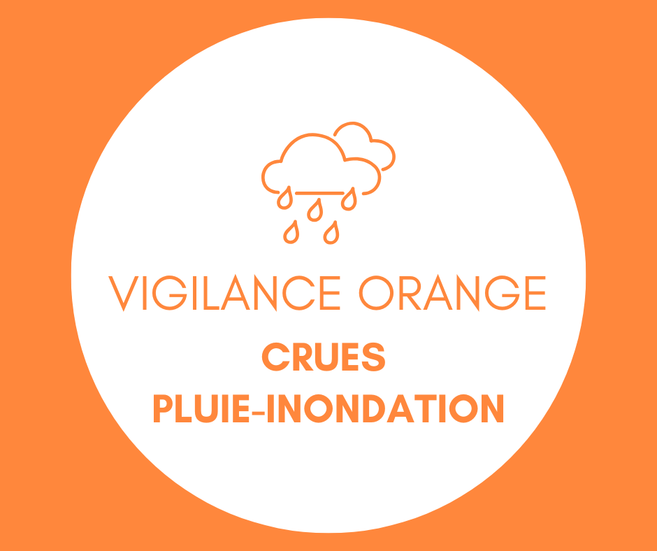 Alerte orange crues - pluie - inondation