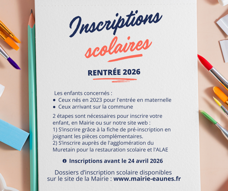 inscriptions scolaires 2026 sans QR CODE FB