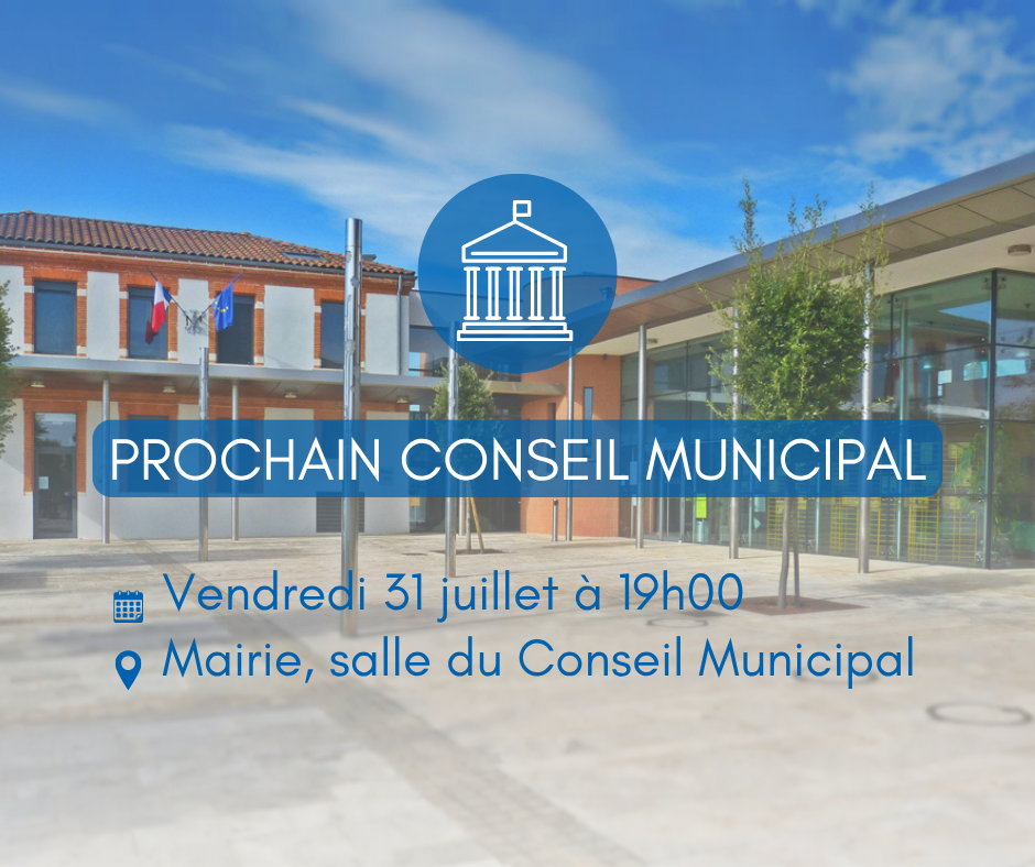 conseil municipal 31.07