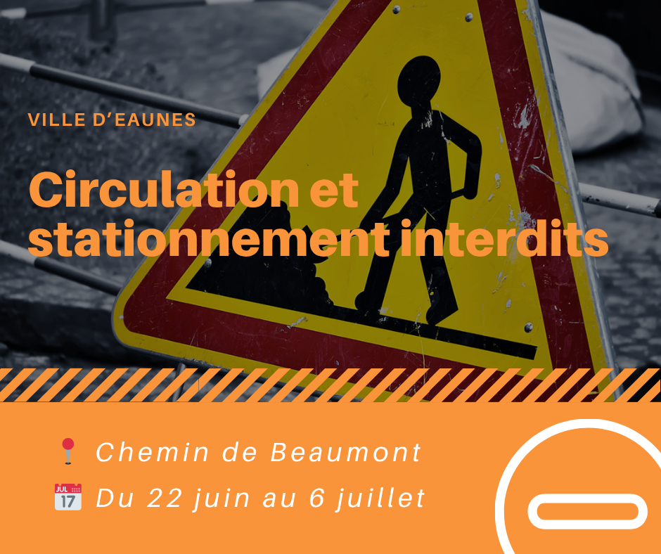 info travaux - chemin de beaumont