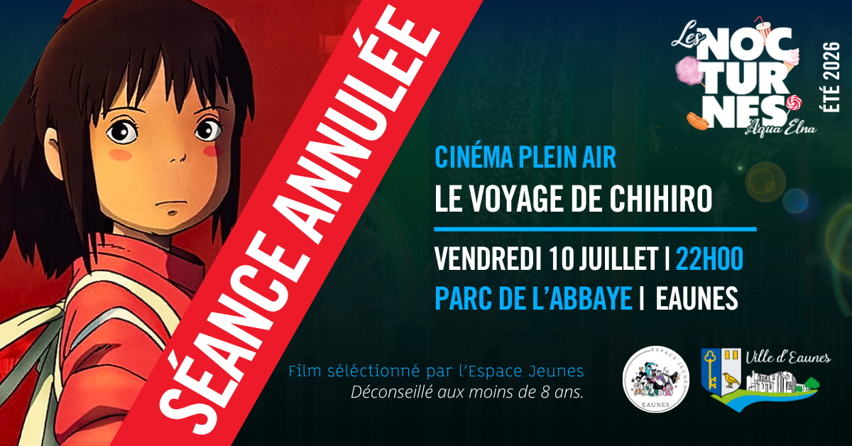 Event FB - ciné plein air ANNULE